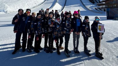 Team OÖ vor Schanze  | © Ski Austria OOE