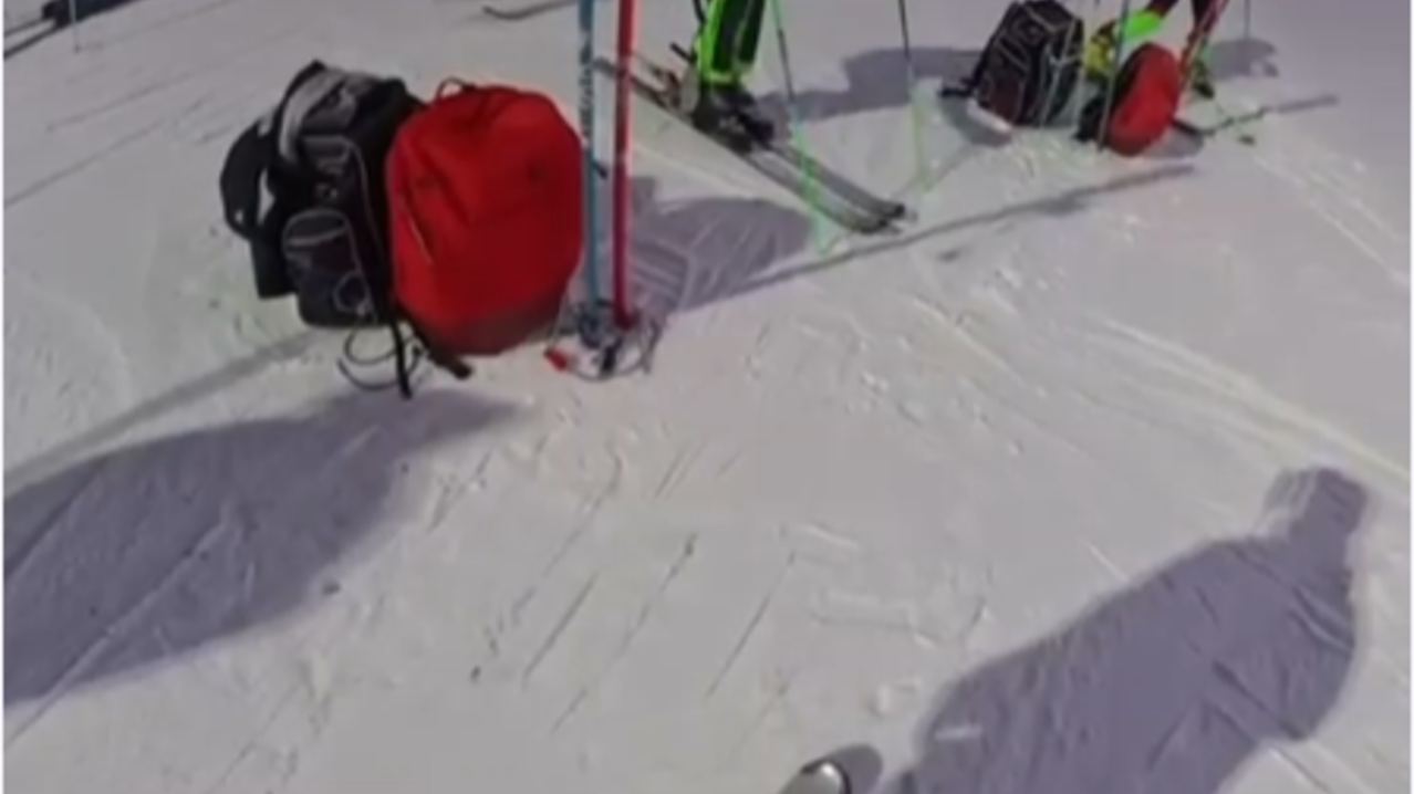 SL Training am Schullift bei herrlichem Panorama (@Krammer)